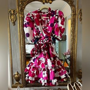 NWT Celia B Obsidiana pink dress XS